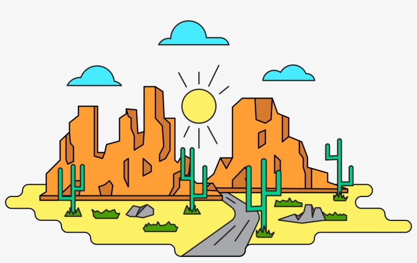 Grand Canyon Clipart Transparent - Grand Canyon Vector Free, transparent png download