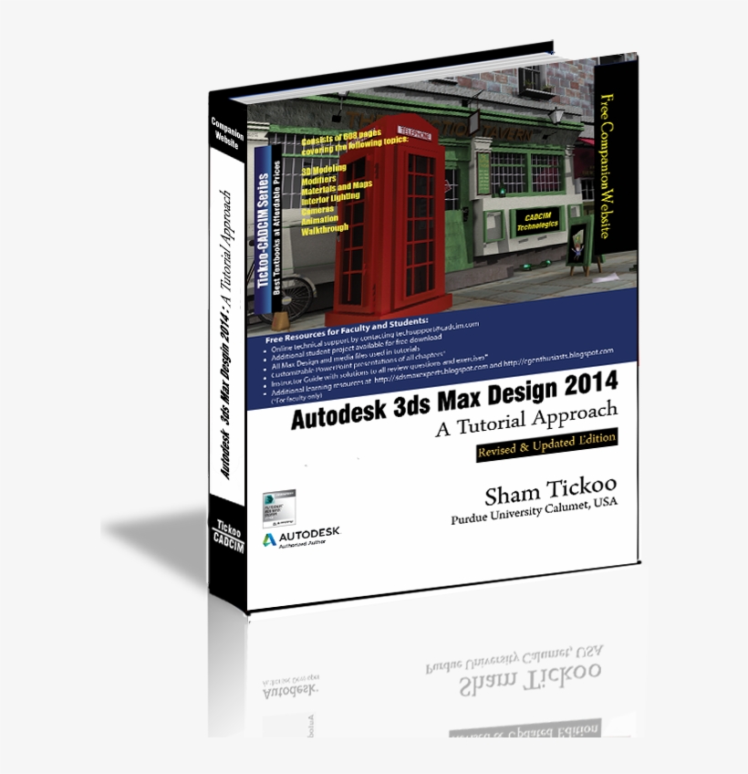 3ds Max Design 2014 Book - Office Application Software, transparent png download