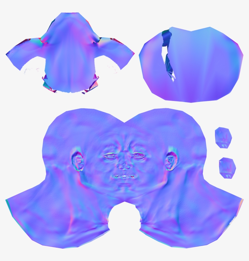 *i Also Tried To Move The Geometry To The Side, And - 3ds Max Render To Texture Normal Map, transparent png download