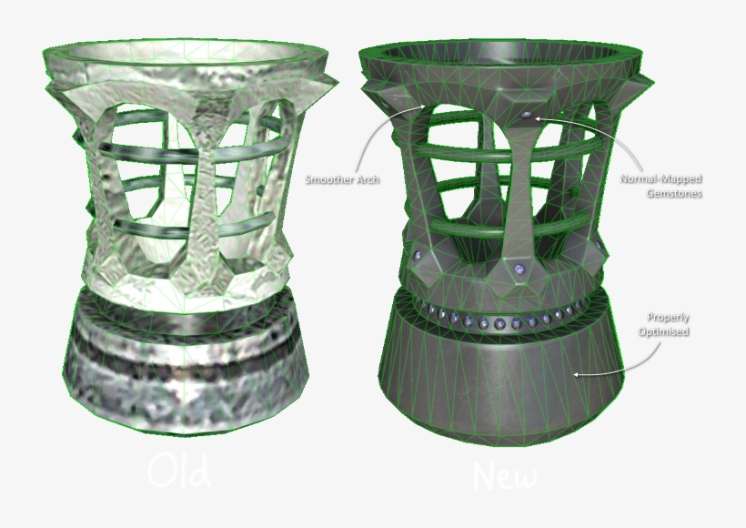 This Mod Replaces The Soulgem Stand With A Higher Poly, - Table, transparent png download