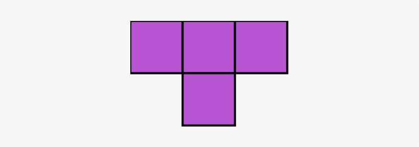 Tetris T - Lavender, transparent png download