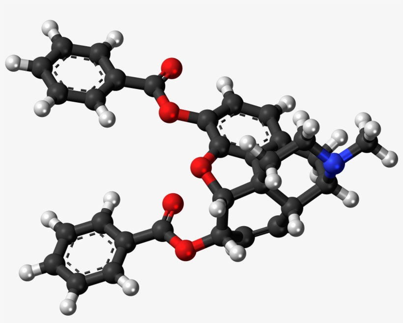 Dibenzoylmorphine Molecule Ball - Molecule, transparent png download