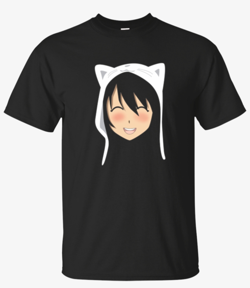 Anime Face Cat Shirt, Manga Lover Otaku Style Japanese - Shirt, transparent png download