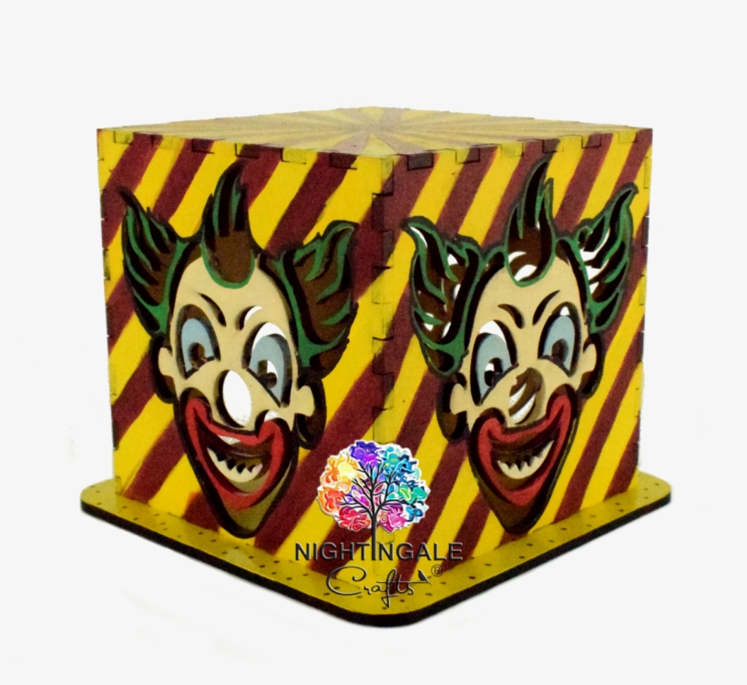 Halloween Scary Clown Design - Mask, transparent png download
