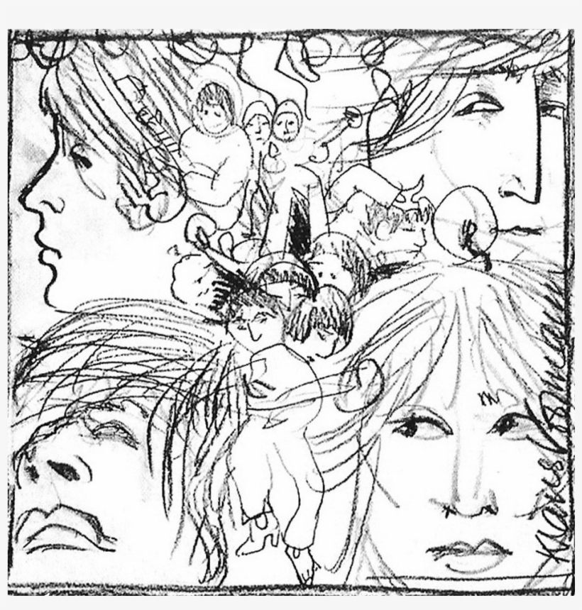 The Beatles Artwork Paul Mccartney John Lennon Ringo - Klaus Voormann Revolver Sketch, transparent png download
