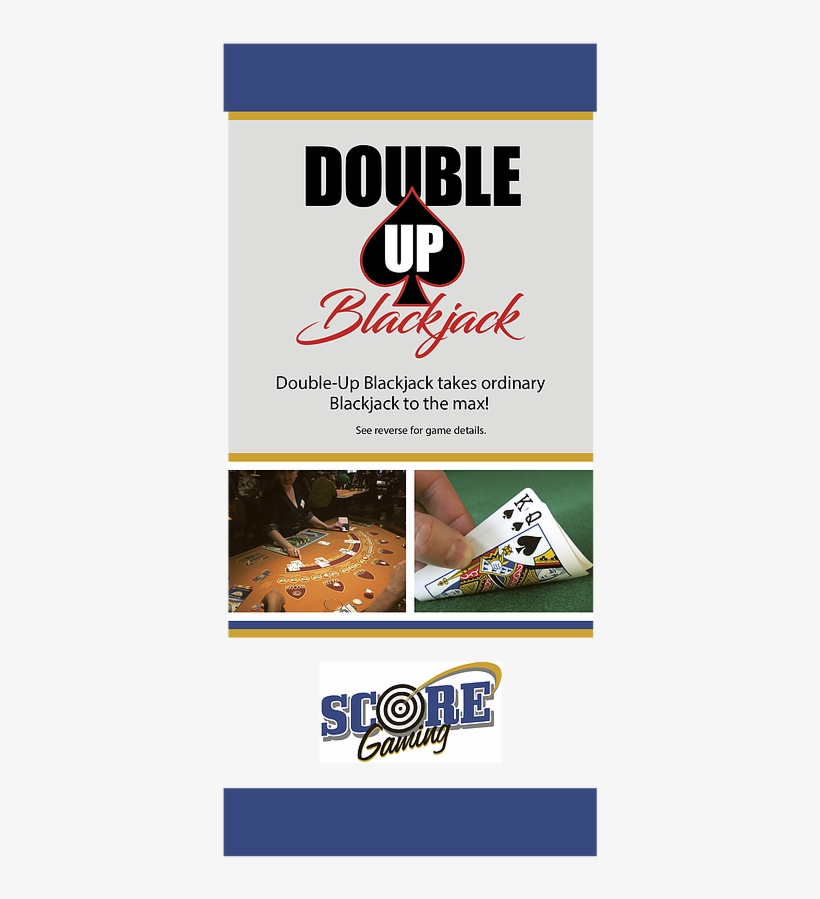 Double-up Blackjack Video - Flyer, transparent png download