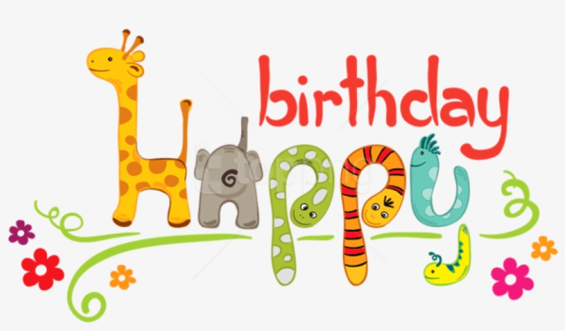 Cute Happy Birthday Kids Png - Cute Happy Birthday Png, transparent png download