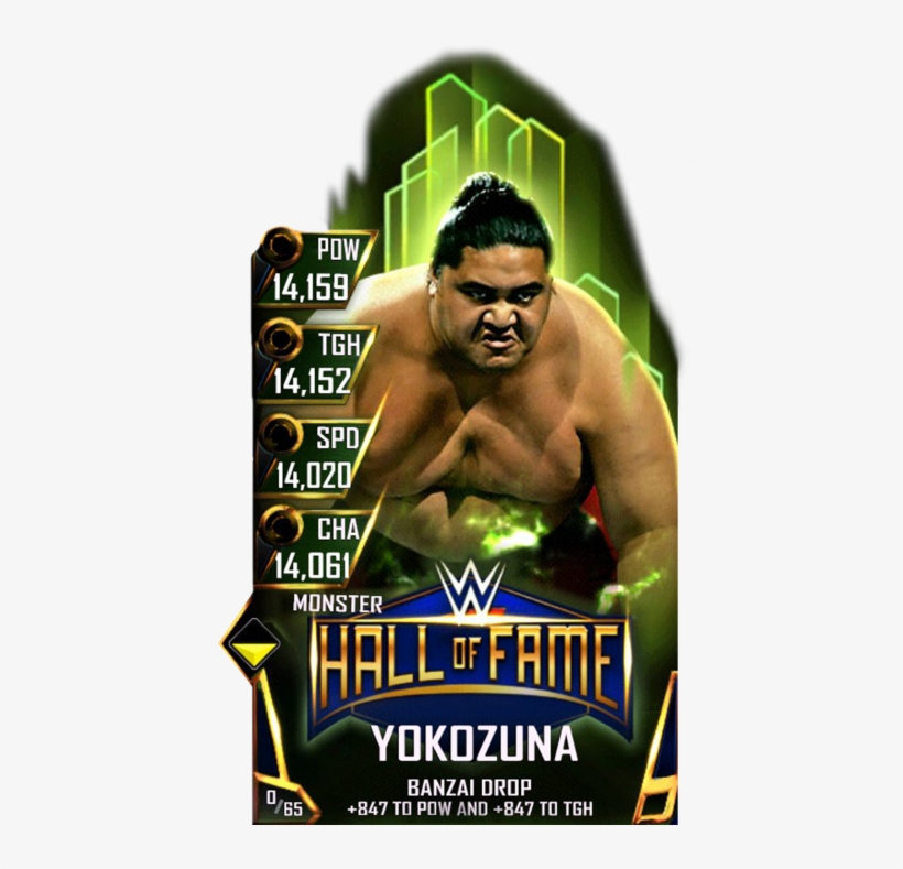 Yokozuna Wwe Supercard Season Debut Wwe Supercard Roster - Wwe Hall Of Fame, transparent png download