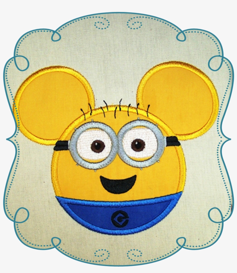 Rascal Head - Embroidery Minnie Mouse Christmas Designs, transparent png download