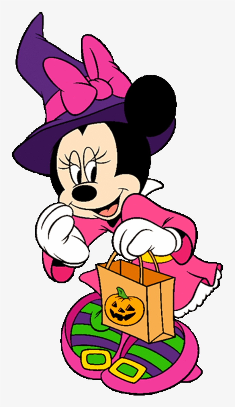 Mickey And Minnie - Minnie Mouse Halloween, transparent png download