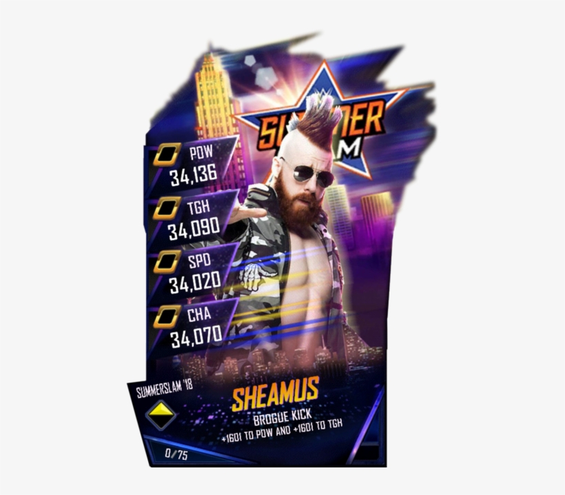Sheamus S4 21 Summerslam18 Fusion - Flyer, transparent png download