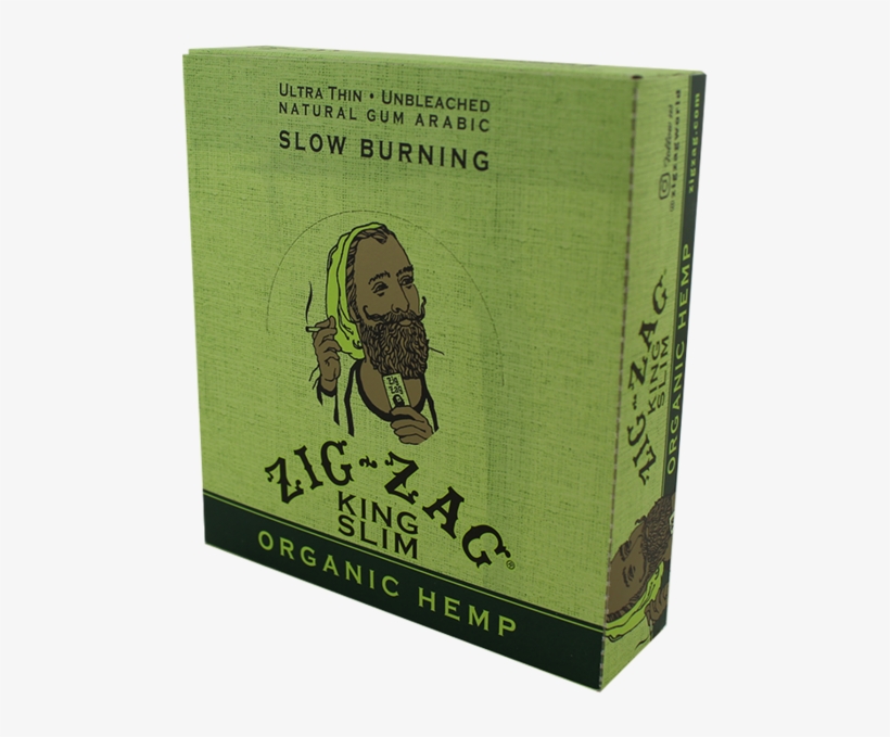 Zig-zag Organic King Slim Size Paper - Zig-zag, transparent png download