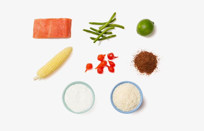 Mexican-spiced Salmon & Green Beans With Corn On The - Natural Foods, transparent png download