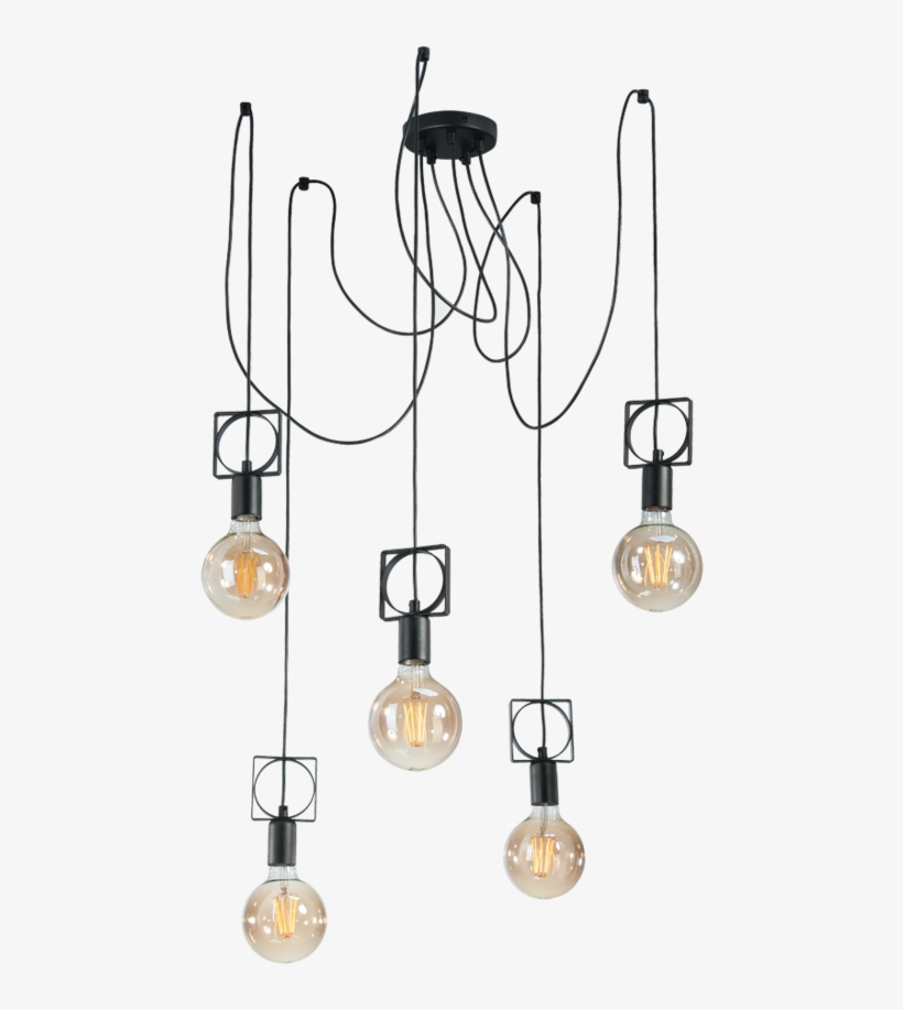 Lampa Wisząca Czarna, transparent png download