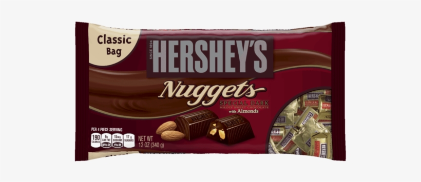 Hershey's Nuggets Special Dark Mildly Sweet Chocolate - Chocolate, transparent png download