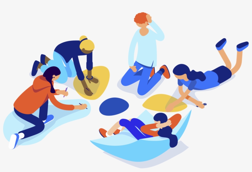Free Webinars With Your Team > - Team Isometric Illustration, transparent png download