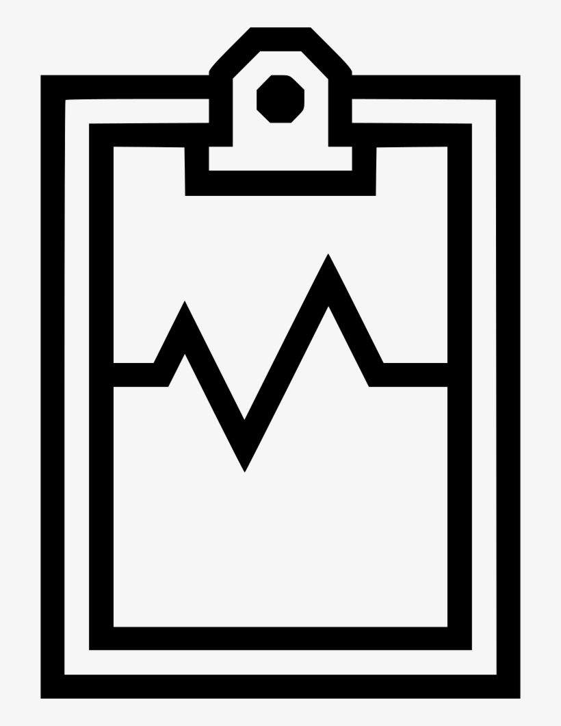 Medical Report File Pulse Clipboard Cross Comments - Icon, transparent png download