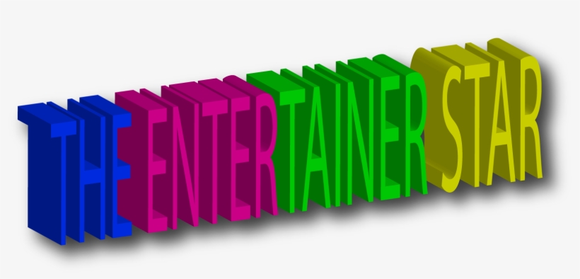 The Entertainer Star - Graphic Design, transparent png download