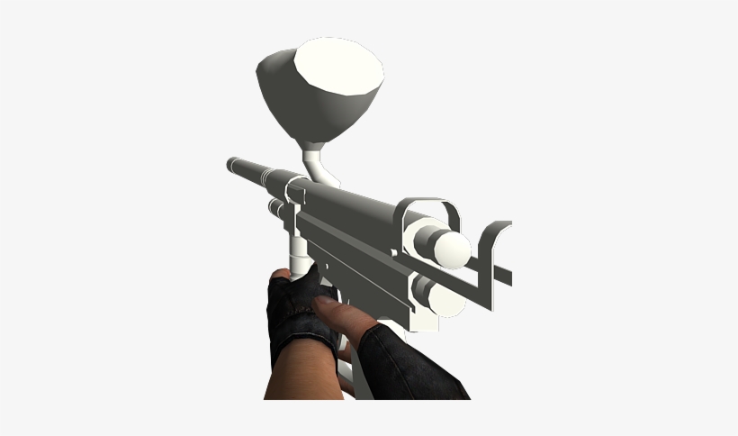 Shitty Paintball Gun Model Shitty Paintball Gun Model - Airsoft Gun, transparent png download