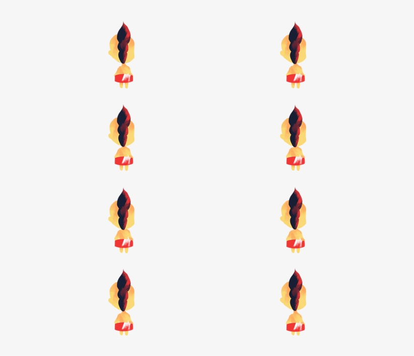 Above Is The Character Sprite Sheets For His Idle - Illustration, transparent png download