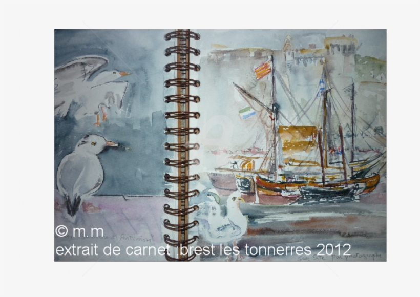 Extrait De Carnet - Painting, transparent png download