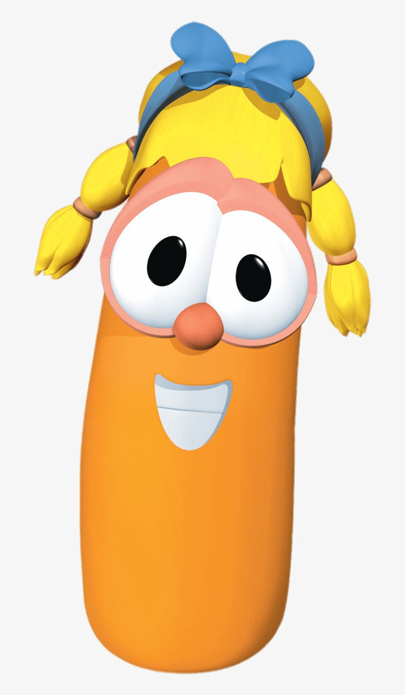 Download - Laura Carrot From Veggie Tales, transparent png download
