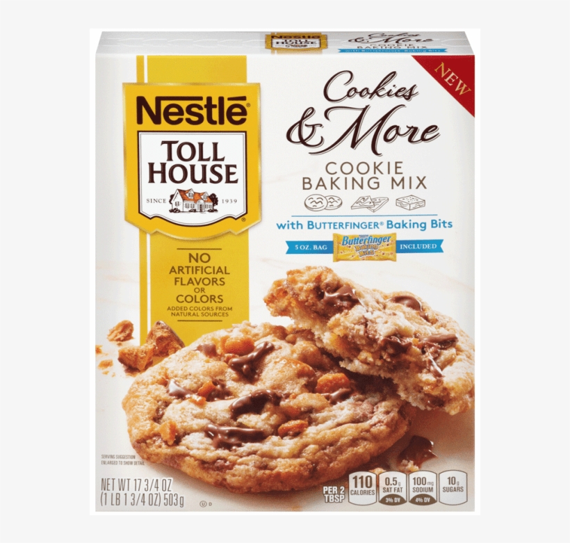028000825553n - Nestlé Toll House Chocolate Chip Cookie Box Mix, transparent png download