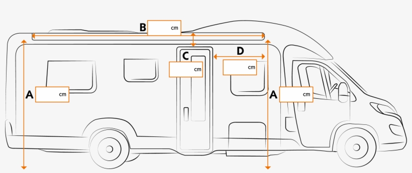 The Height To The Awning Rail From The Ground Is Crucial - Diagram, transparent png download