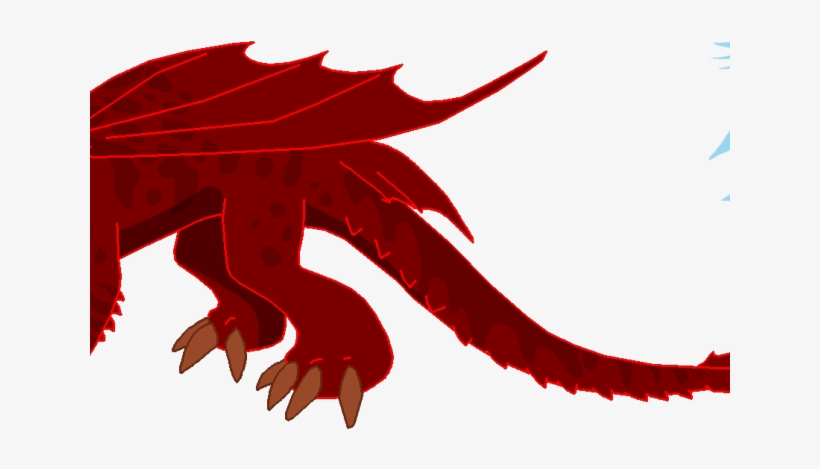 Drawn Night Red Japanese Dragon - Illustration, transparent png download
