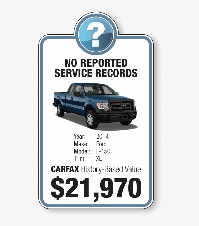 Car With No Reported Service Records - Ford F-series, transparent png download