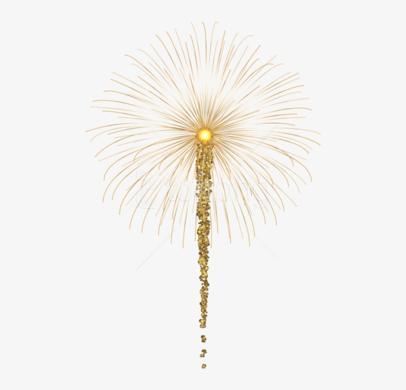 Free Png Gold Fireworks For Dark S Png Png - Art, transparent png download