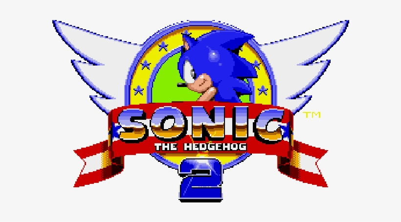 Sonic The Hedgehog 2 Classic Messages Sticker-3 - Sonic The Hedgehog 1991 Logo, transparent png download