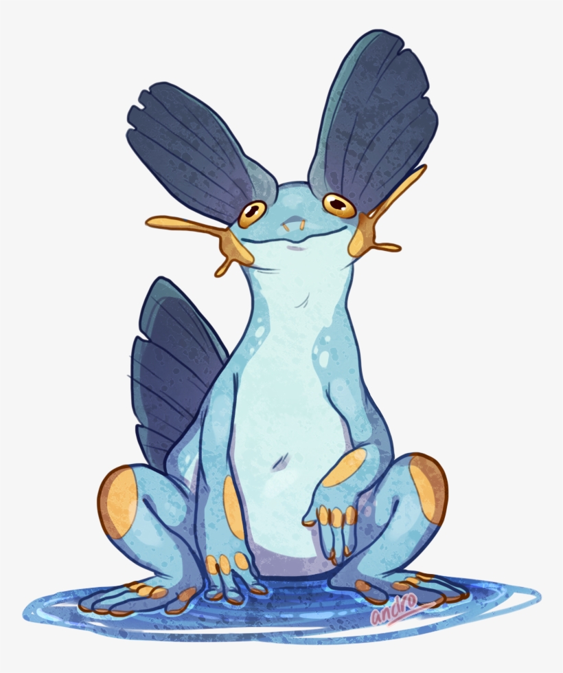 “ Day 18, Water, Swampert My Precious Babu In Sapphire - Cartoon, transparent png download