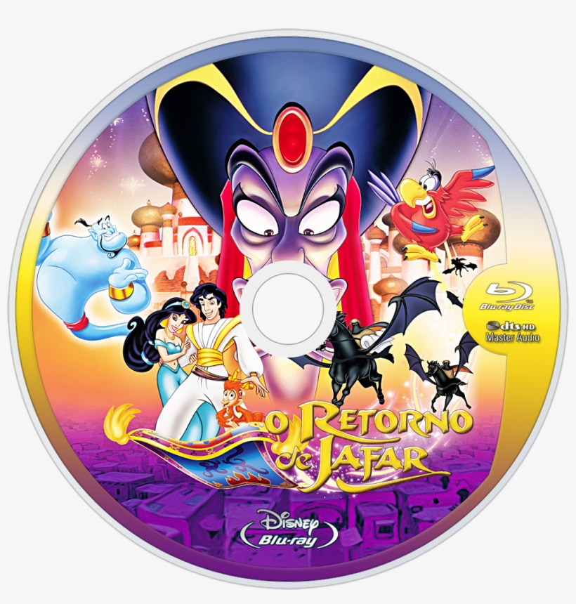 The Return Of Jafar Bluray Disc Image - Aladdin The Return Of Jafar, transparent png download