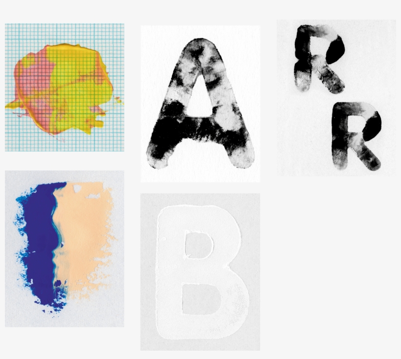 A Failed Experiment Playing With Acrylics, Foam Letter - Sketch, transparent png download