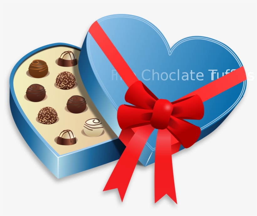 File - Valentine's Day - Chocolate Box - Svg - Box Of Chocolates Clipart, transparent png download