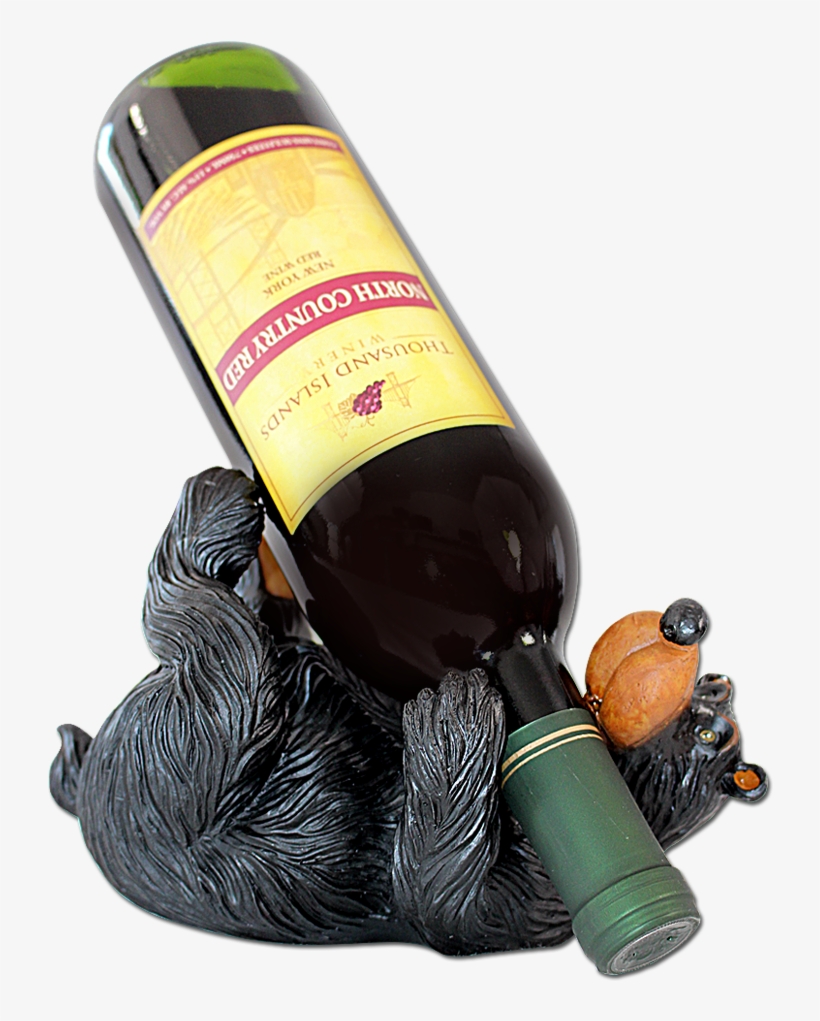 Winery Bear Bottle Holder - Wine Bottle, transparent png download