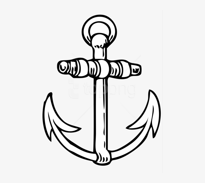 Free Png Anchor Png Images Transparent - Anchor Black And White, transparent png download