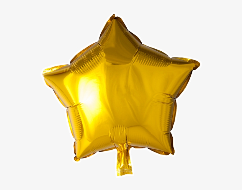 Foilballoon Star, 18'' - Balloon, transparent png download
