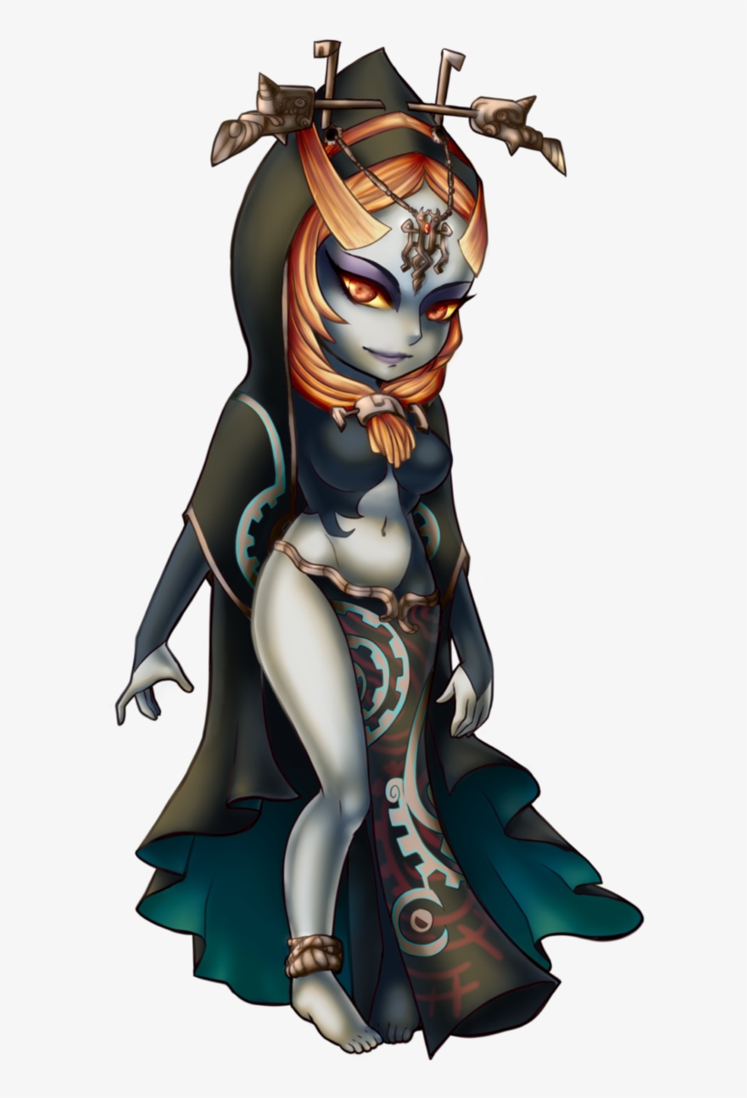 Twilight Princess Chibi - Midna Chibi, transparent png download