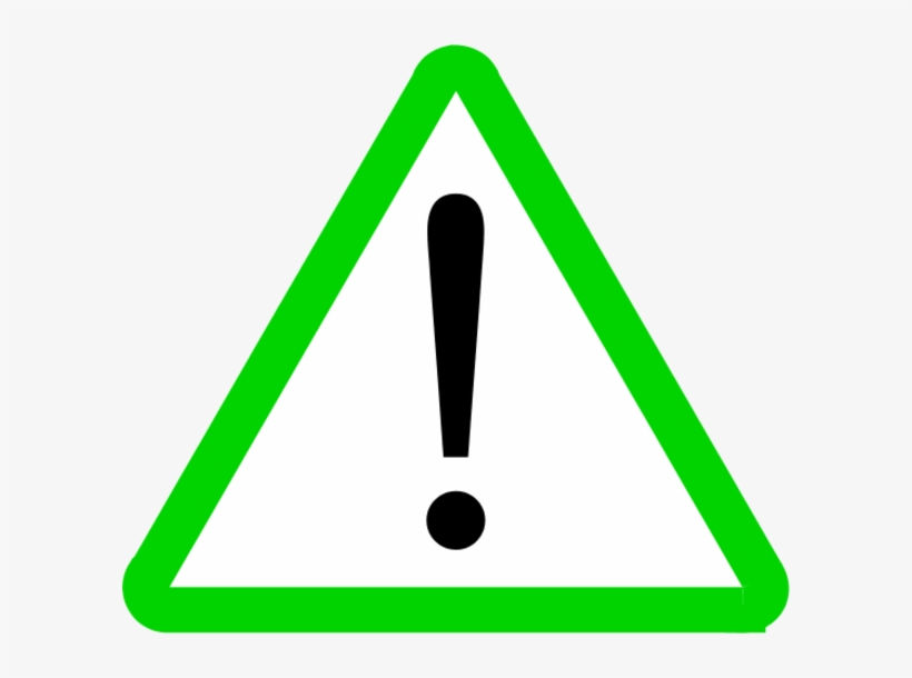 Warning Vector Clip Art - Traffic Sign, transparent png download
