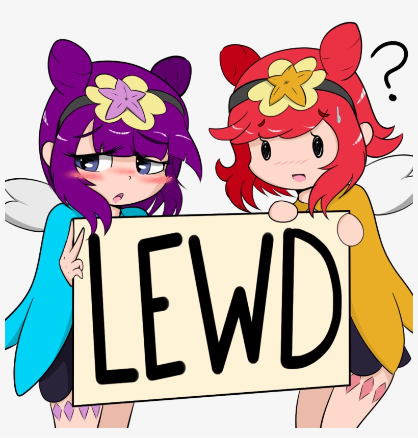 Gem And Mia "l-lewd" - Monster Super League Lewd, transparent png download