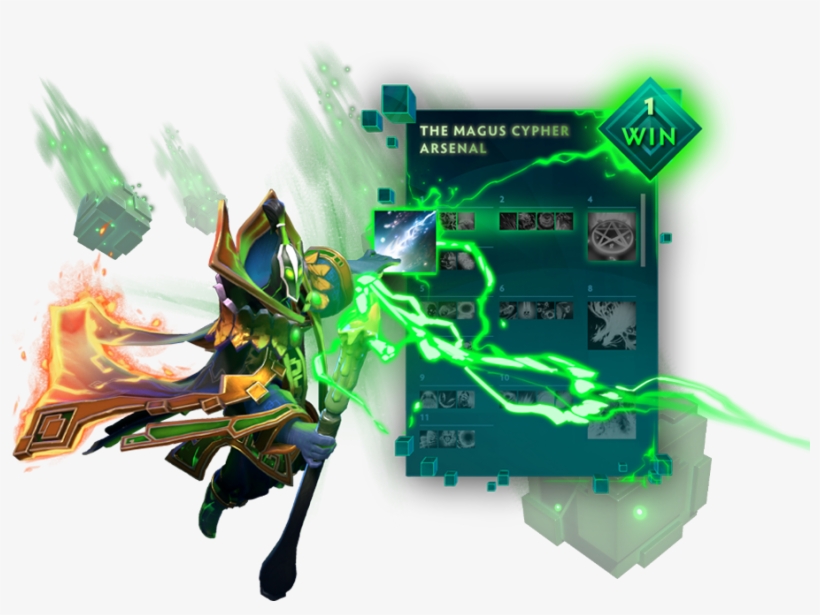 Valve Releases The Frosthaven Update With A New Rubick - Exalted The Magus Cypher, transparent png download