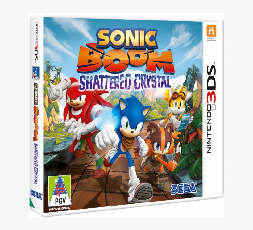3ds Sonic Boom Shattered Crystal - Sonic Boom Shattered Crystal Cover, transparent png download