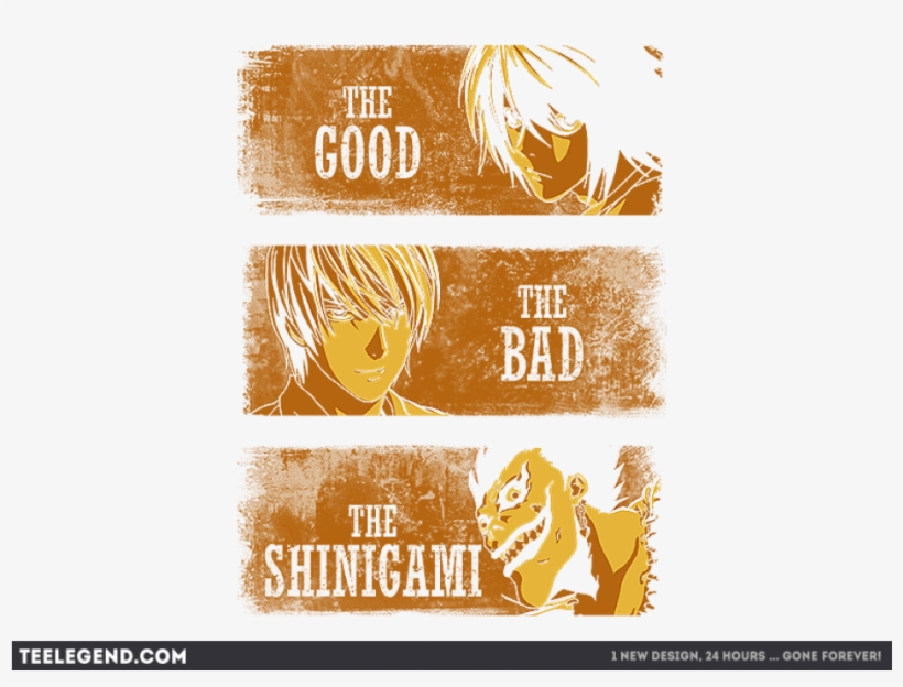 The Good, The Bad And The Shinigami - Graphic Design, transparent png download