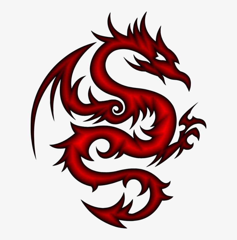 Tattoo Chinese Dragon Tribe Flash - Mlp Scary Cutie Mark, transparent png download