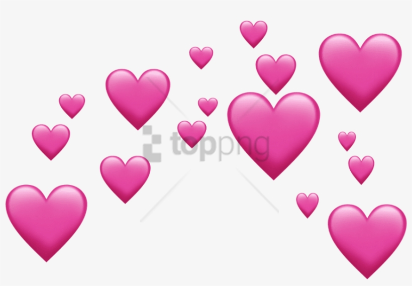 Free Png Pink Emoji Hearts Png Image With Transparent - Emoji Pink Hearts Png, transparent png download