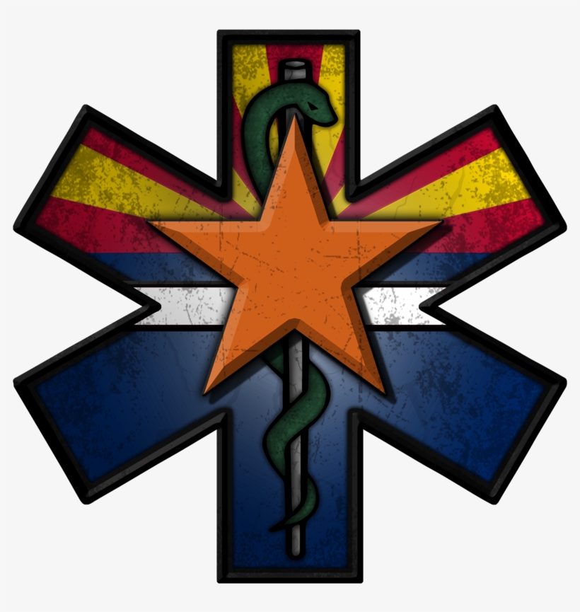 Arizona Ems Decal - Cross, transparent png download