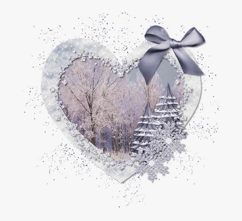 Download Ms Glittering Snow Frame 2 From Here - Illustration, transparent png download