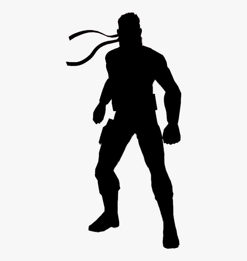 Untitled-1 Iconic Characters, Child Friendly, - Metal Gear Solid Snake Silhouette, transparent png download